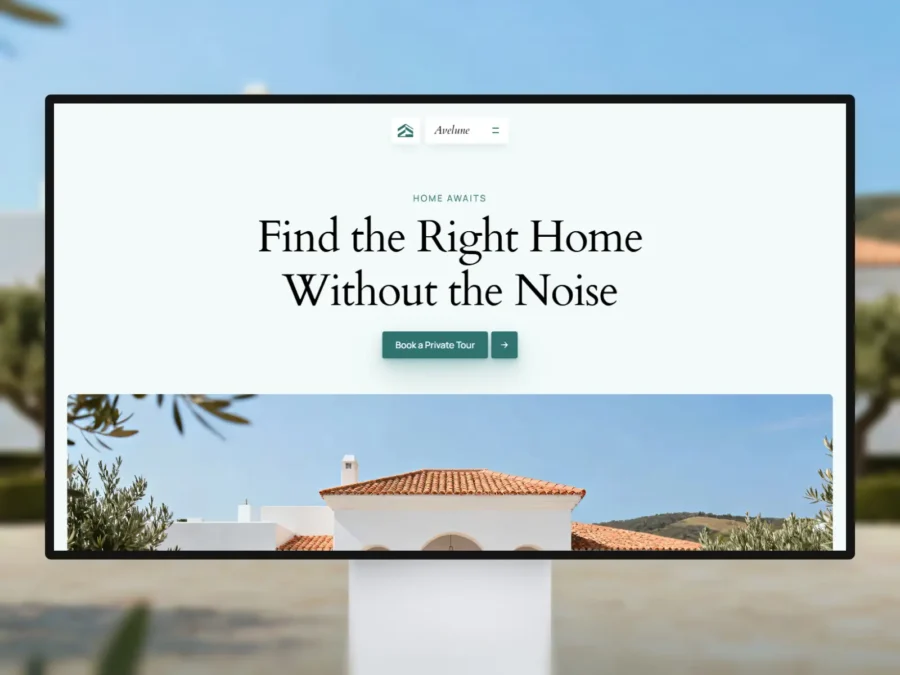 Avelune — Luxury Real Estate Template — Shouvik Biswas Framer Template