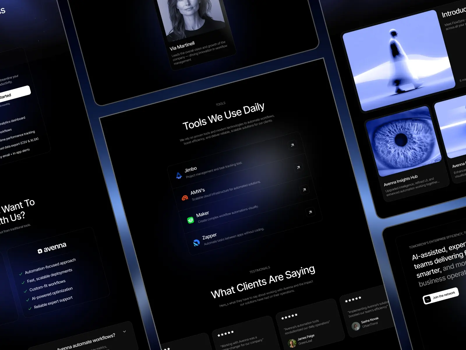 Avenna — AI App Website