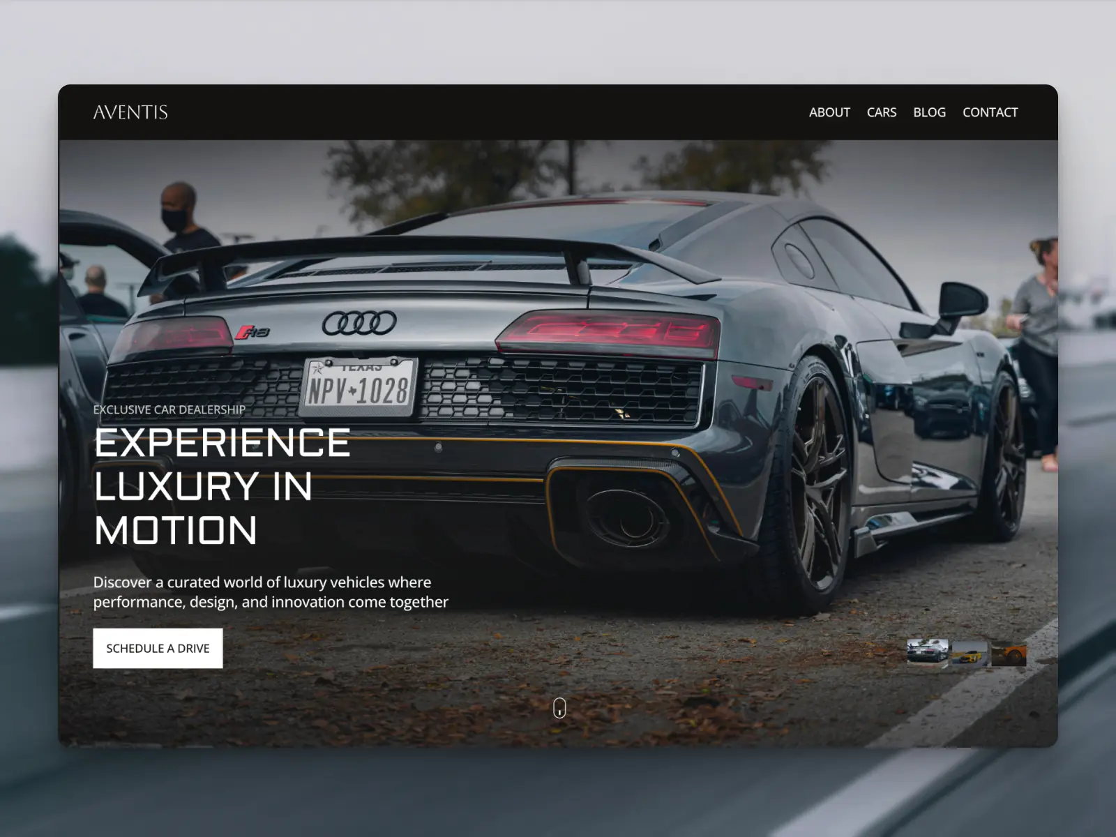 AventisCars — Car Dealership Template — Jakub Framer Template