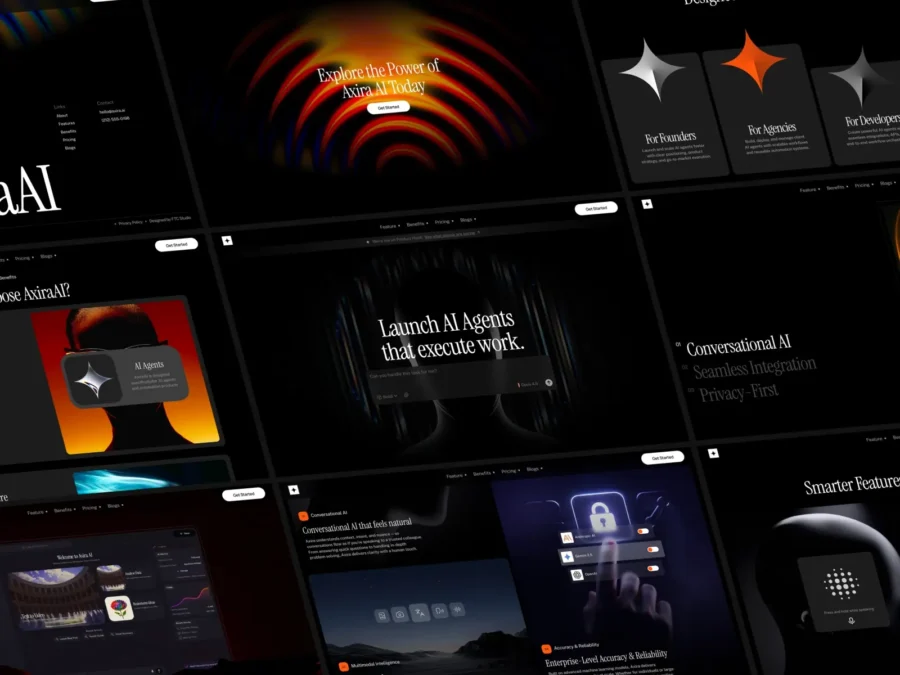 Axira — Launch AI Agents That Work — FTC Studio Framer Template