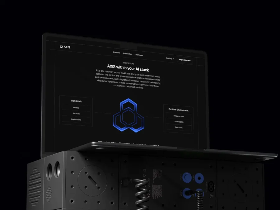 AXIS - Lite — AI Infrastructure + Briefing view — Nico Ramella Framer Template