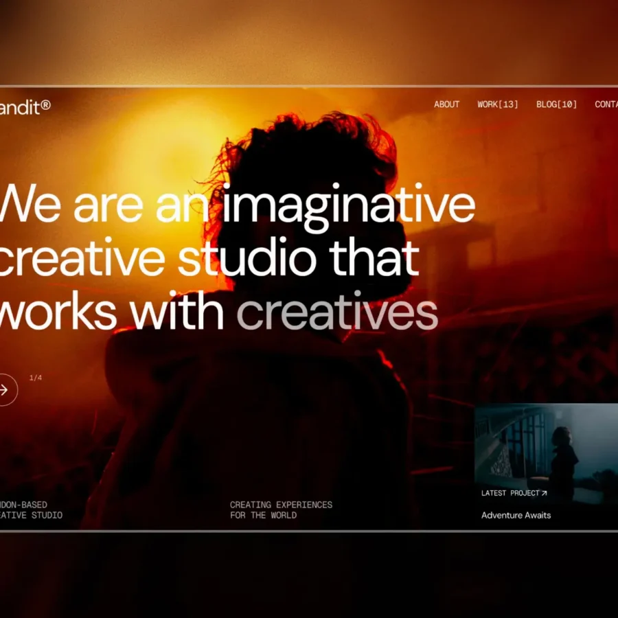 Bandit — Creative Studio Template — Vibrant Digital Framer Template