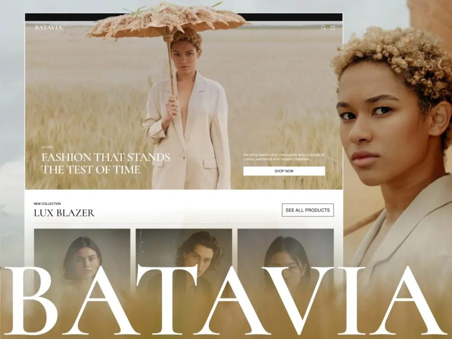 Batavia — Fashion Ecommerce Template — Velox Themes Framer Template