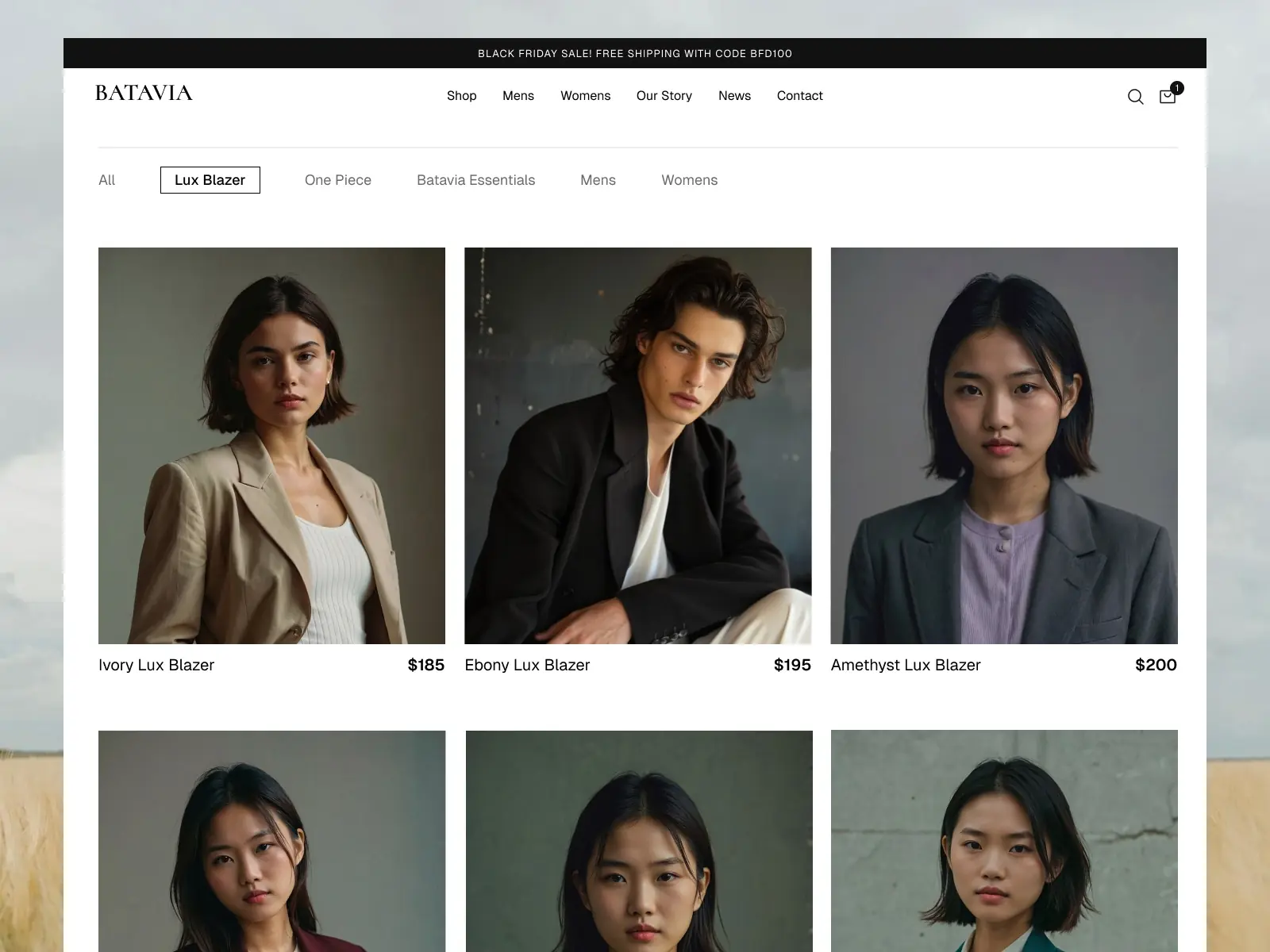 Batavia — Fashion Ecommerce Template