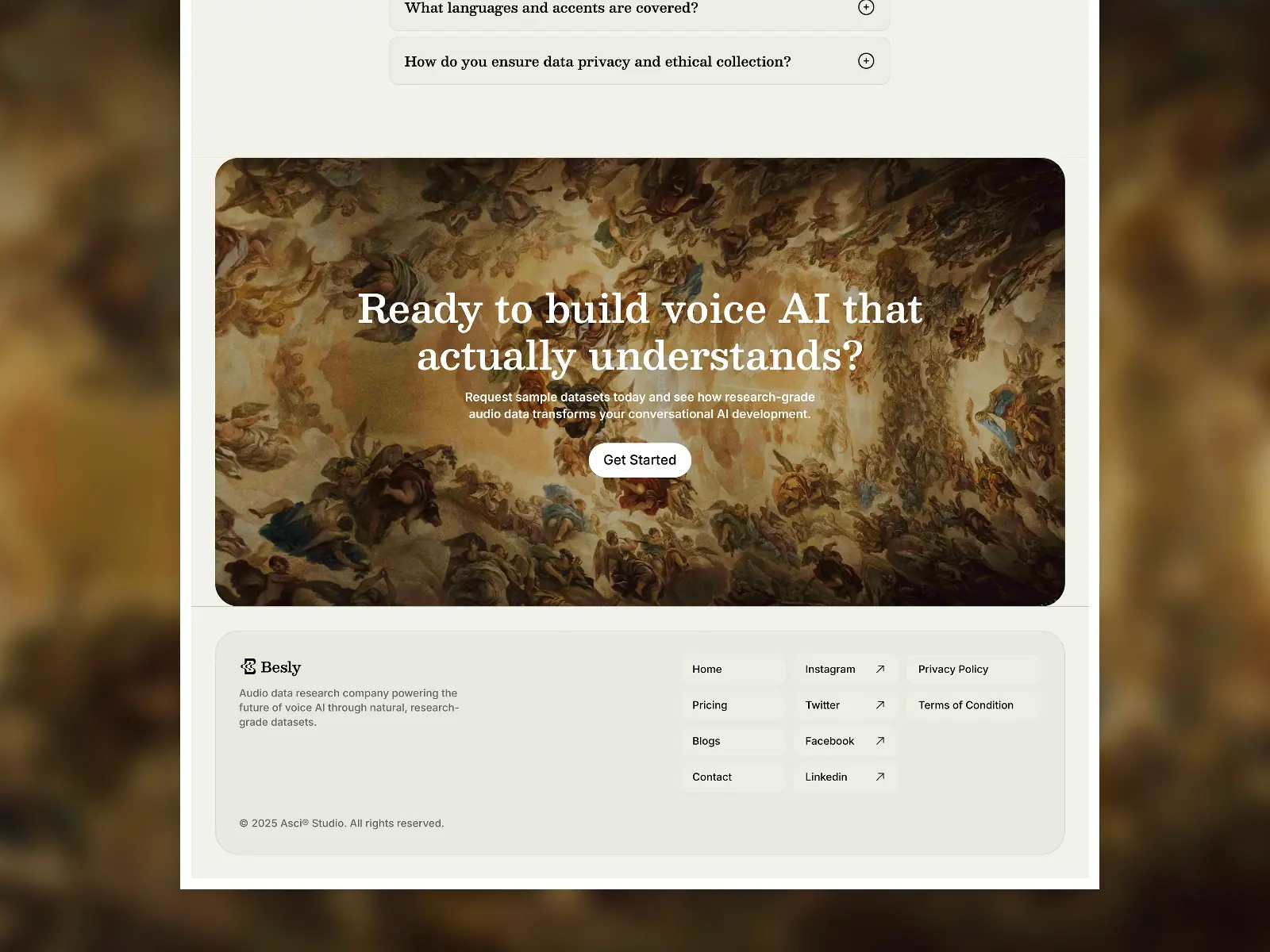 Besly — Startup SaaS Template