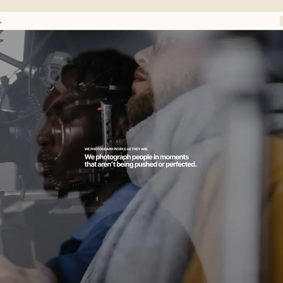 Between — Portfolio for visual storytellers — Raphael Oshituga Framer Template