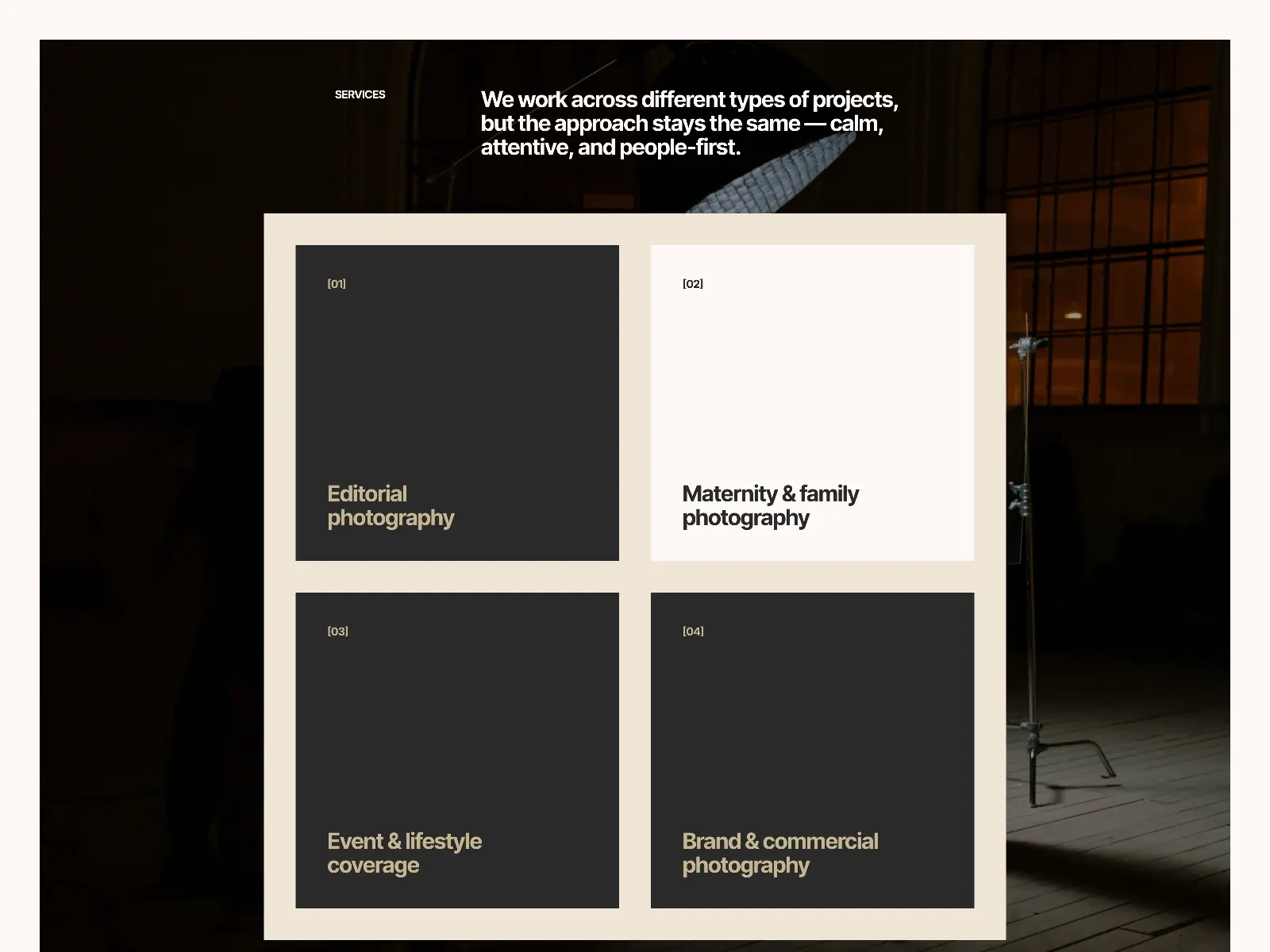 Between — Portfolio for visual storytellers