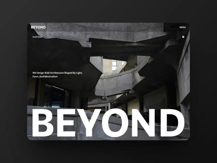 BeyondStudio — Architectural Portfolio — Hamdoon Shahid Framer Template