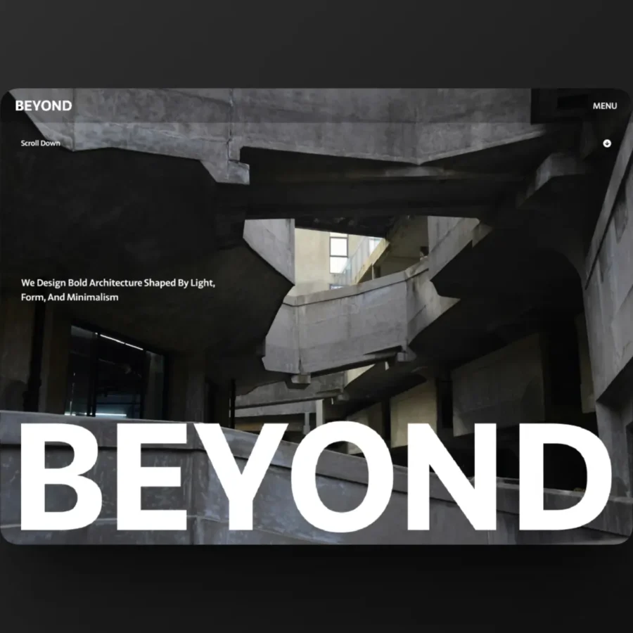 BeyondStudio — Architectural Portfolio — Hamdoon Shahid Framer Template