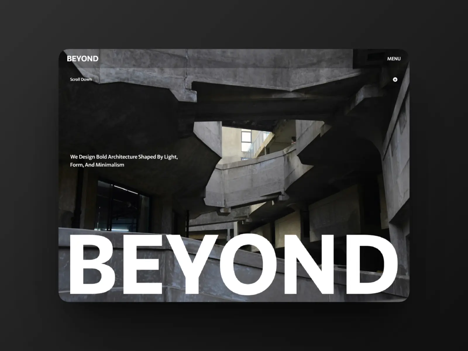 BeyondStudio — Architectural Portfolio — Hamdoon Shahid Framer Template