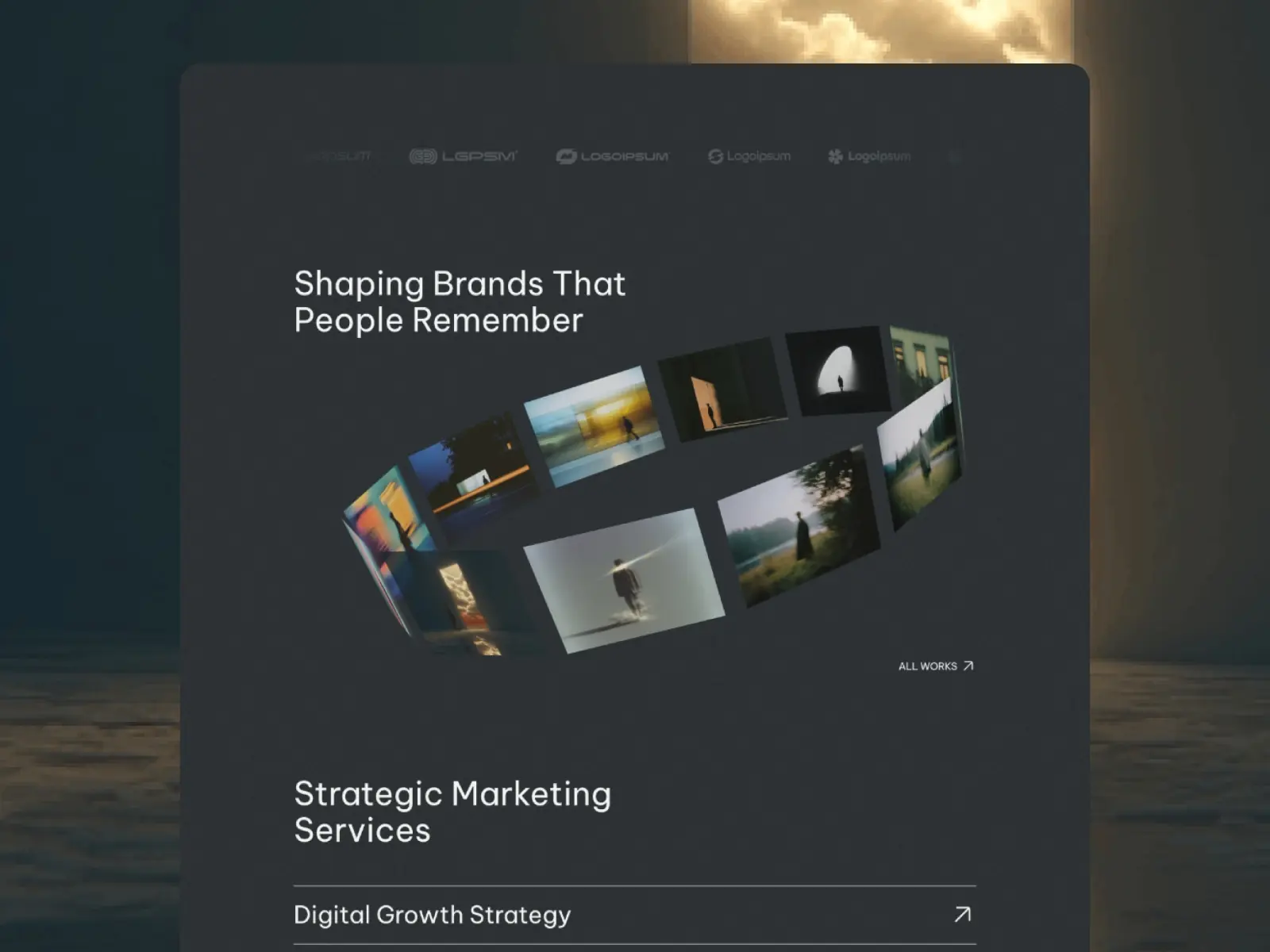 Bidaya — Agency, Studio, landing page
