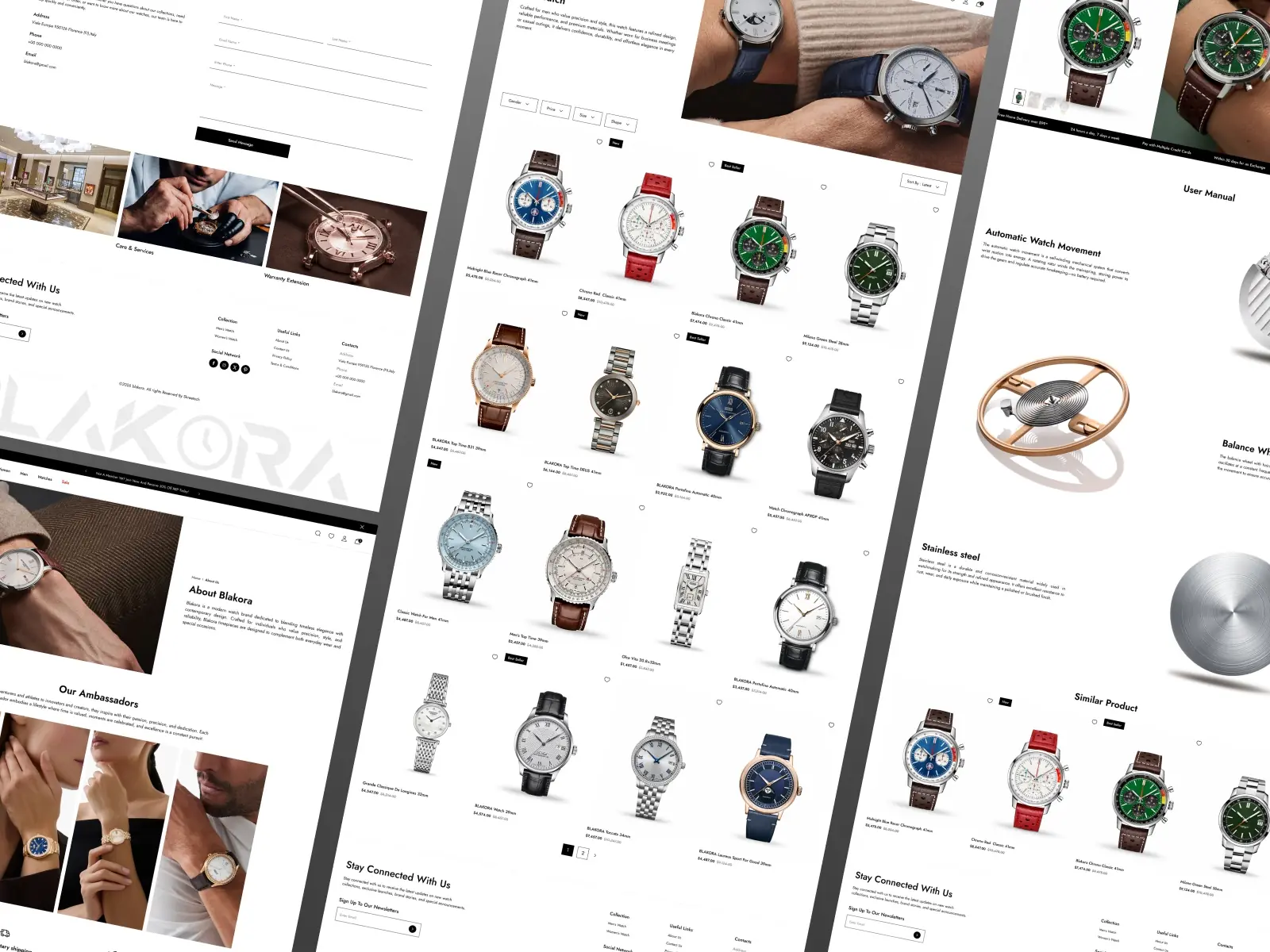 Blakora — Premium watch e-commerce template