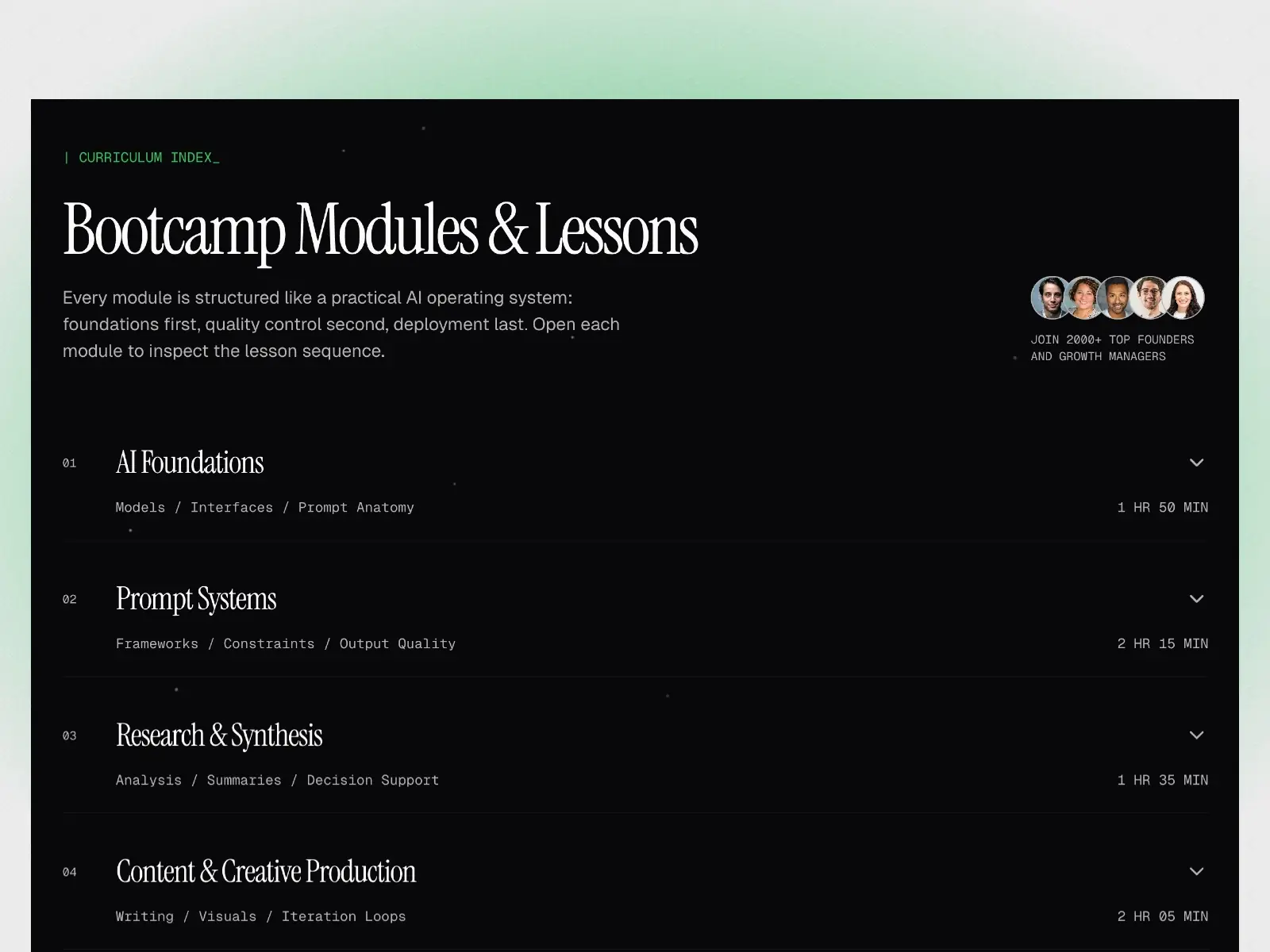 Bootcamp — Course Landing Page Template
