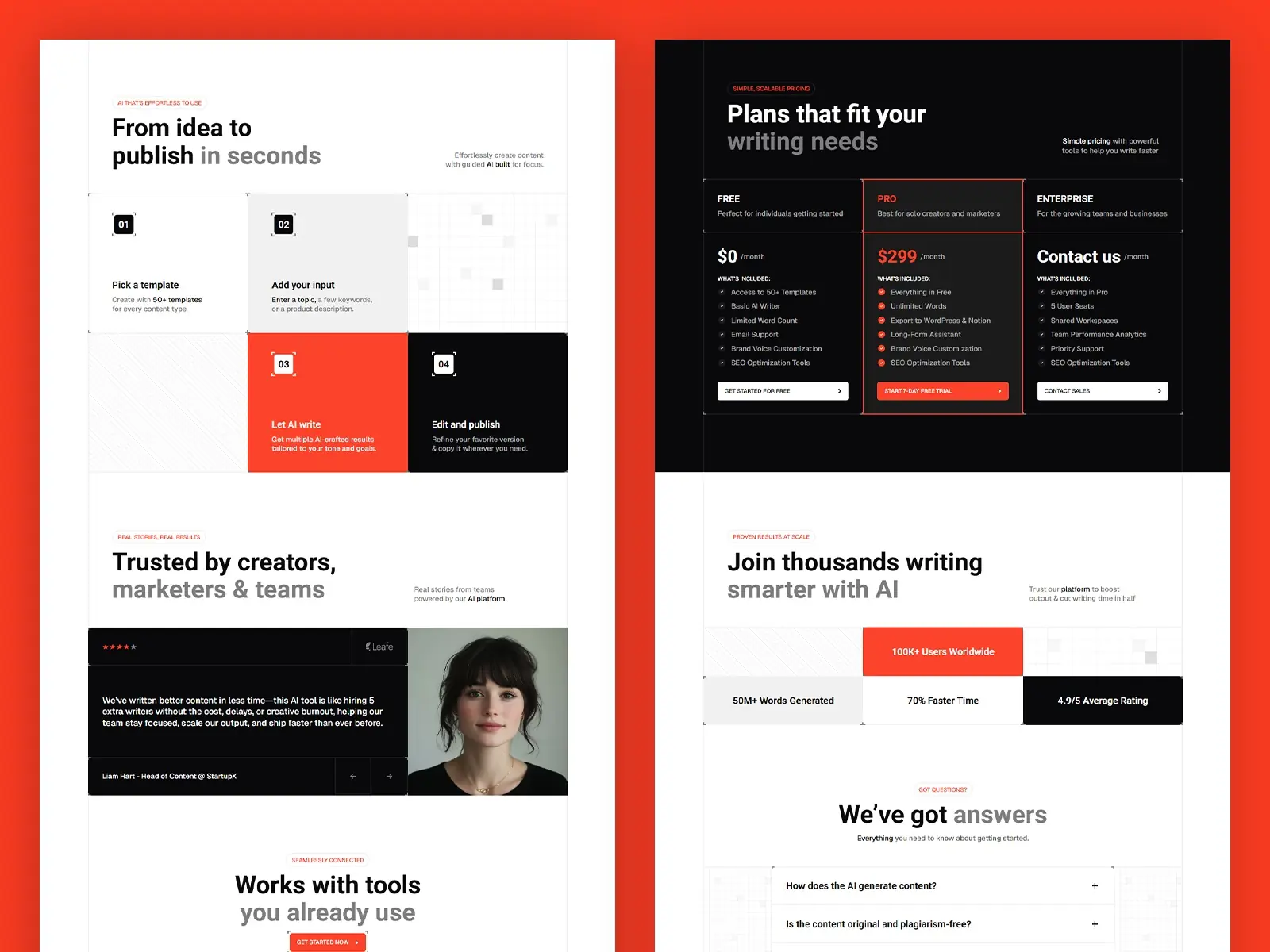 Boxsi — AI & SaaS Landing Page Template
