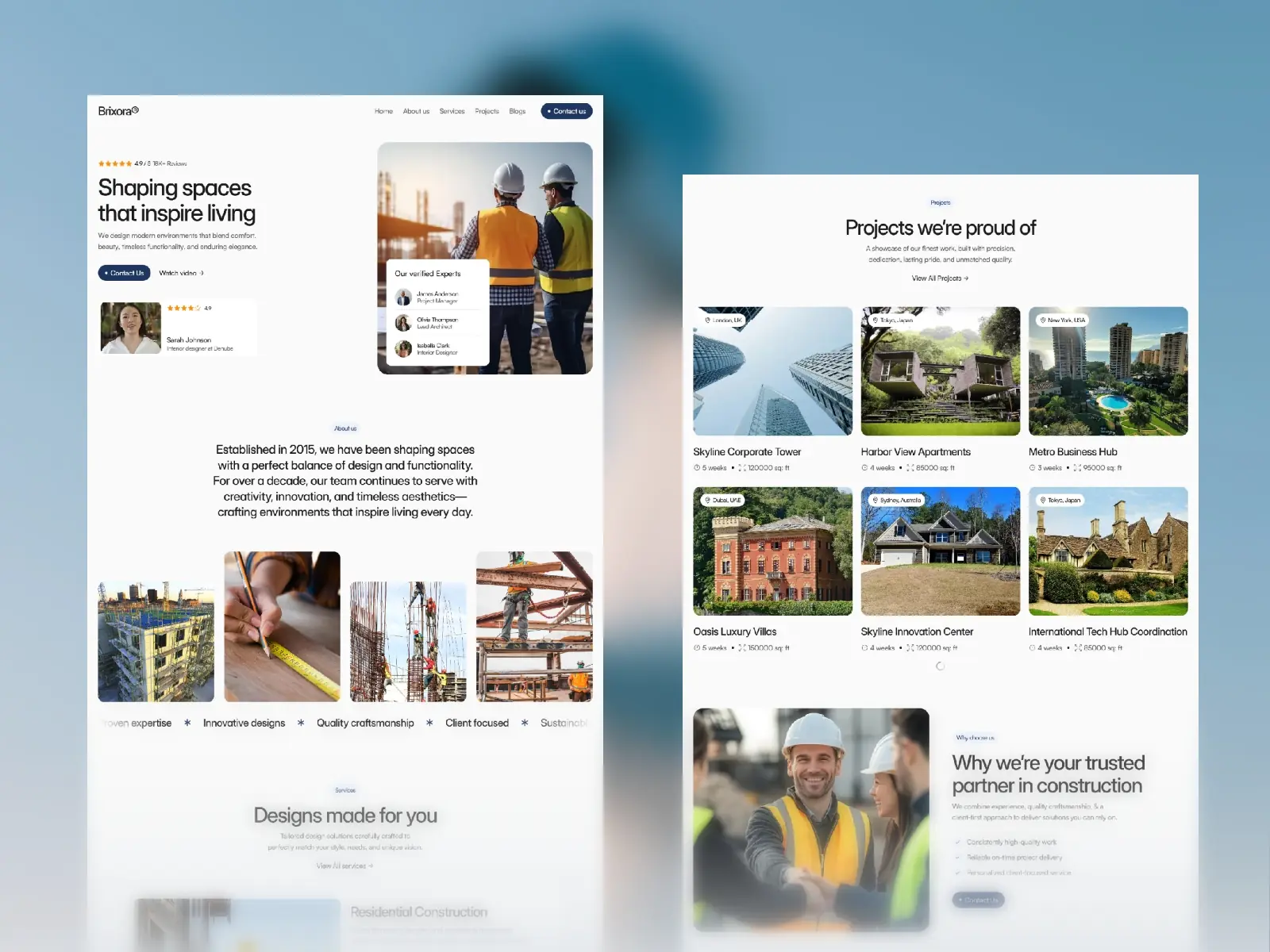 Brixora® — Construction framer template