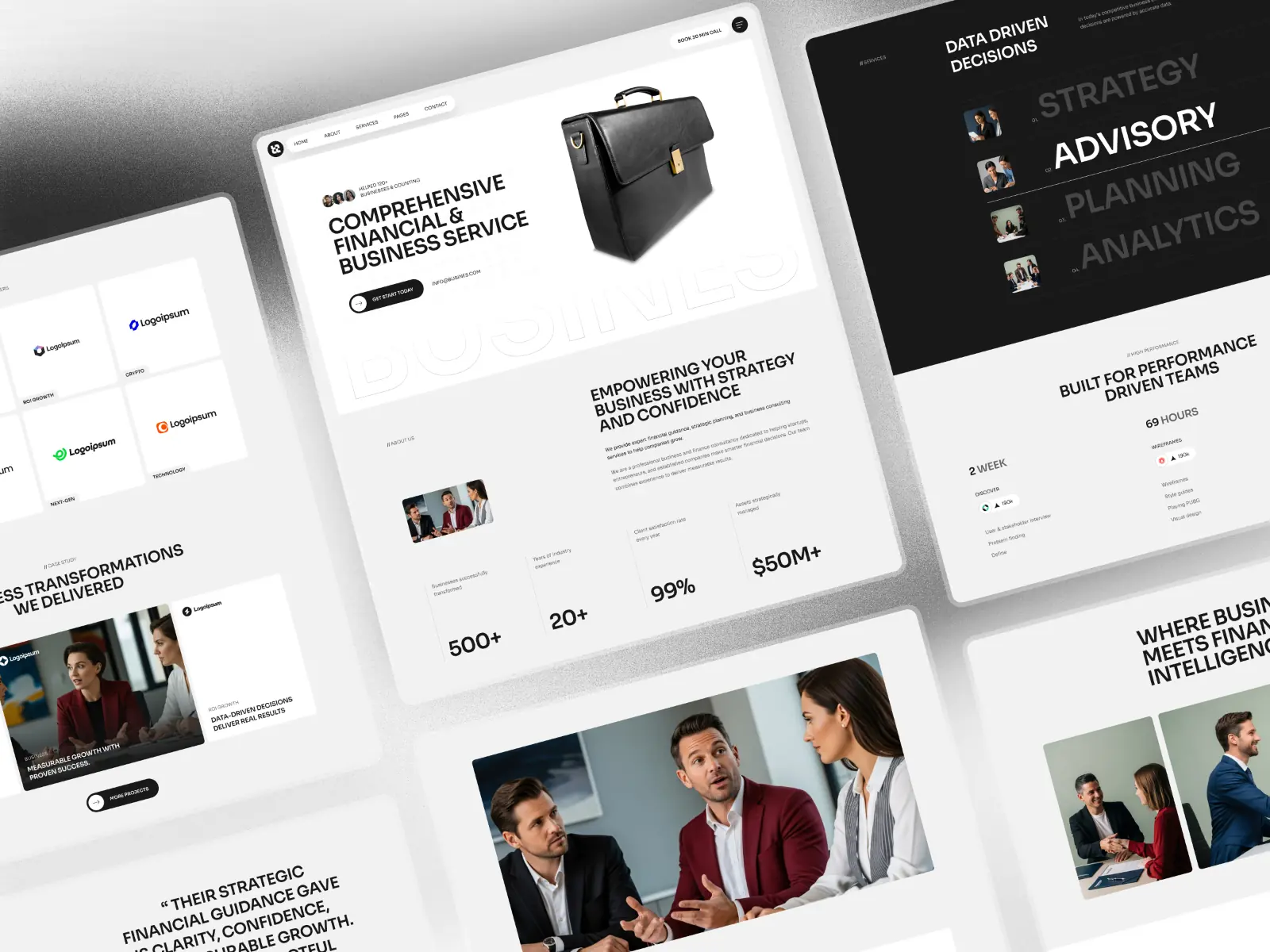 Busines — Business Consultancy Template — Template Munk Framer Template