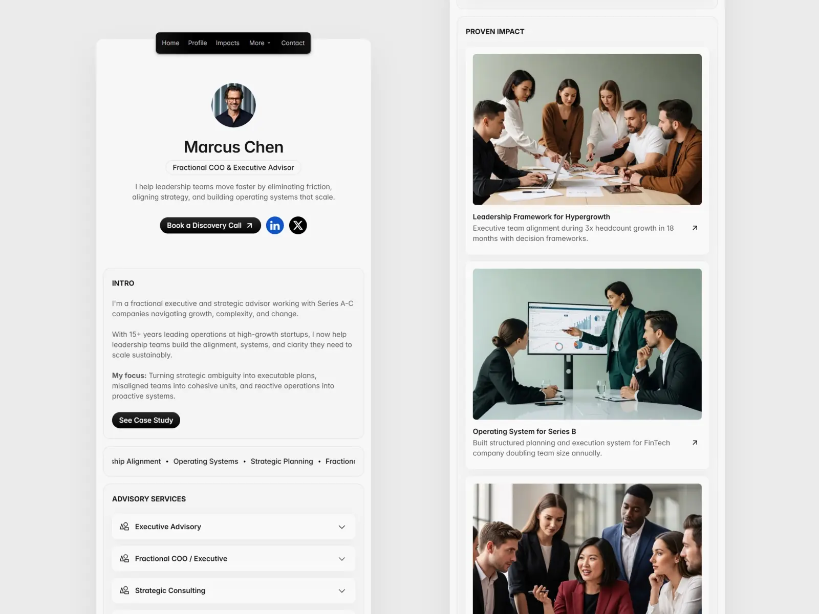 Caliber Pro — For Leaders & Top Professionals