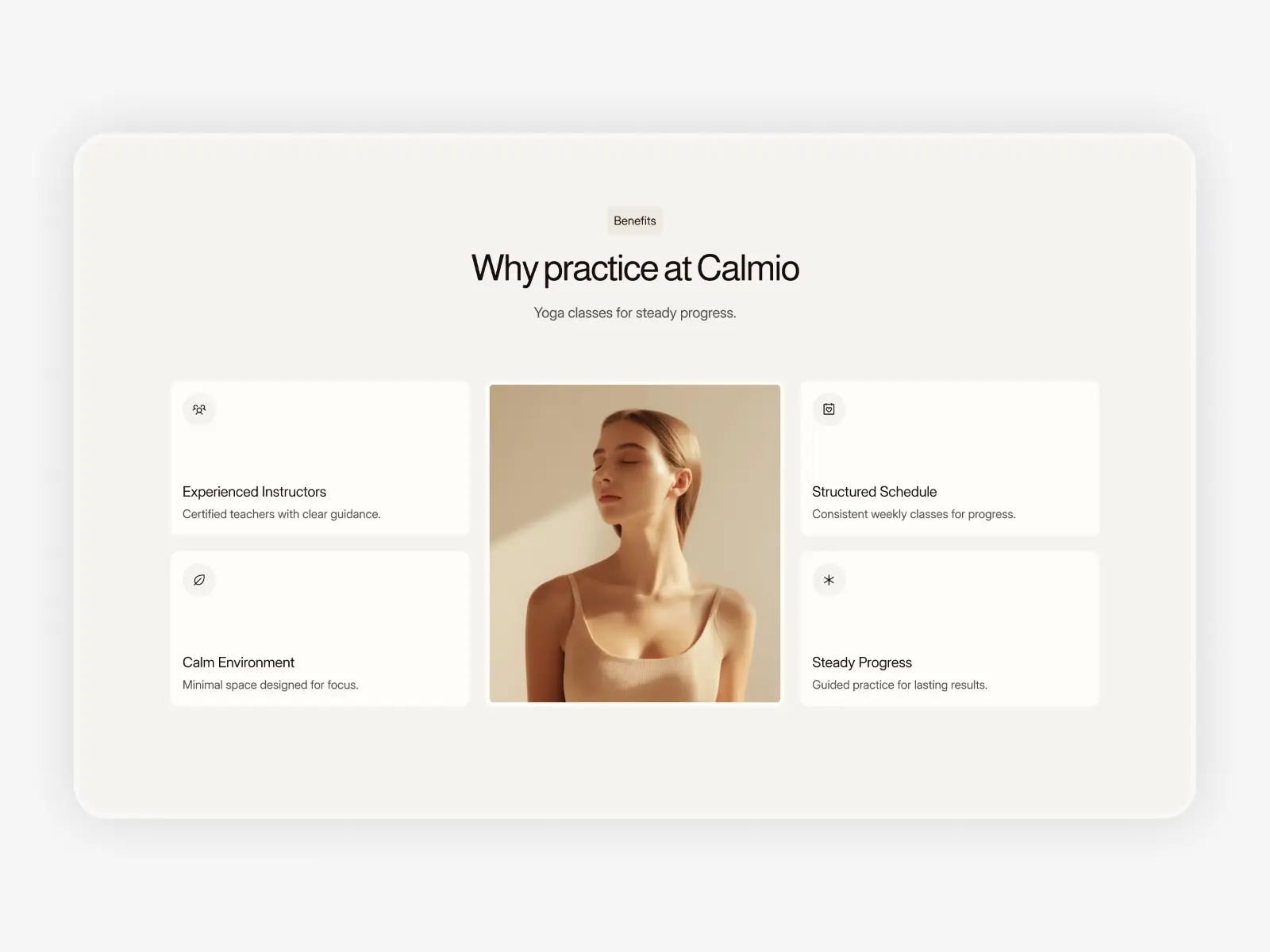 Calmio — Yoga & Wellness Website Template