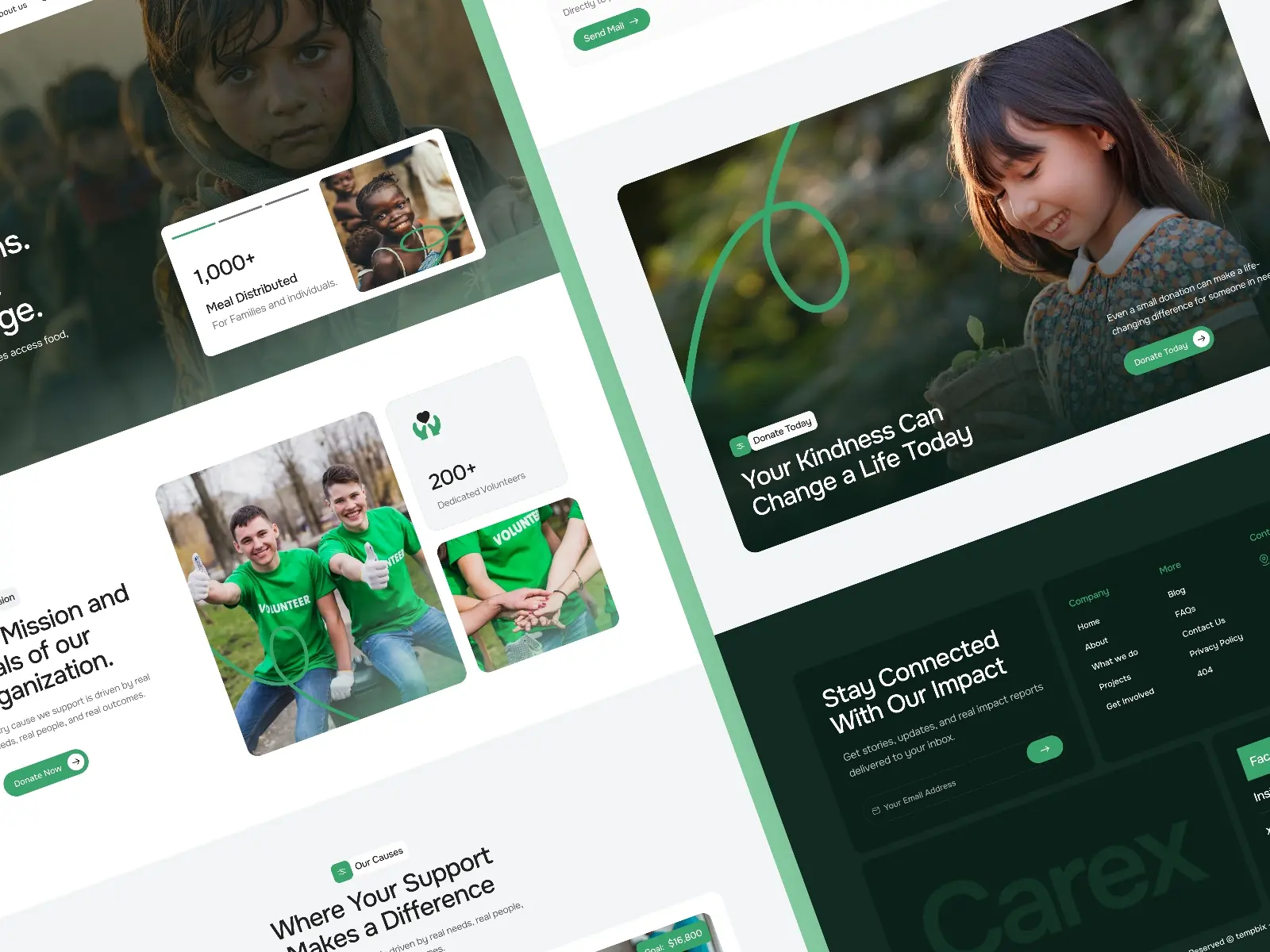 Carex — Non-Profit Framer Website Template