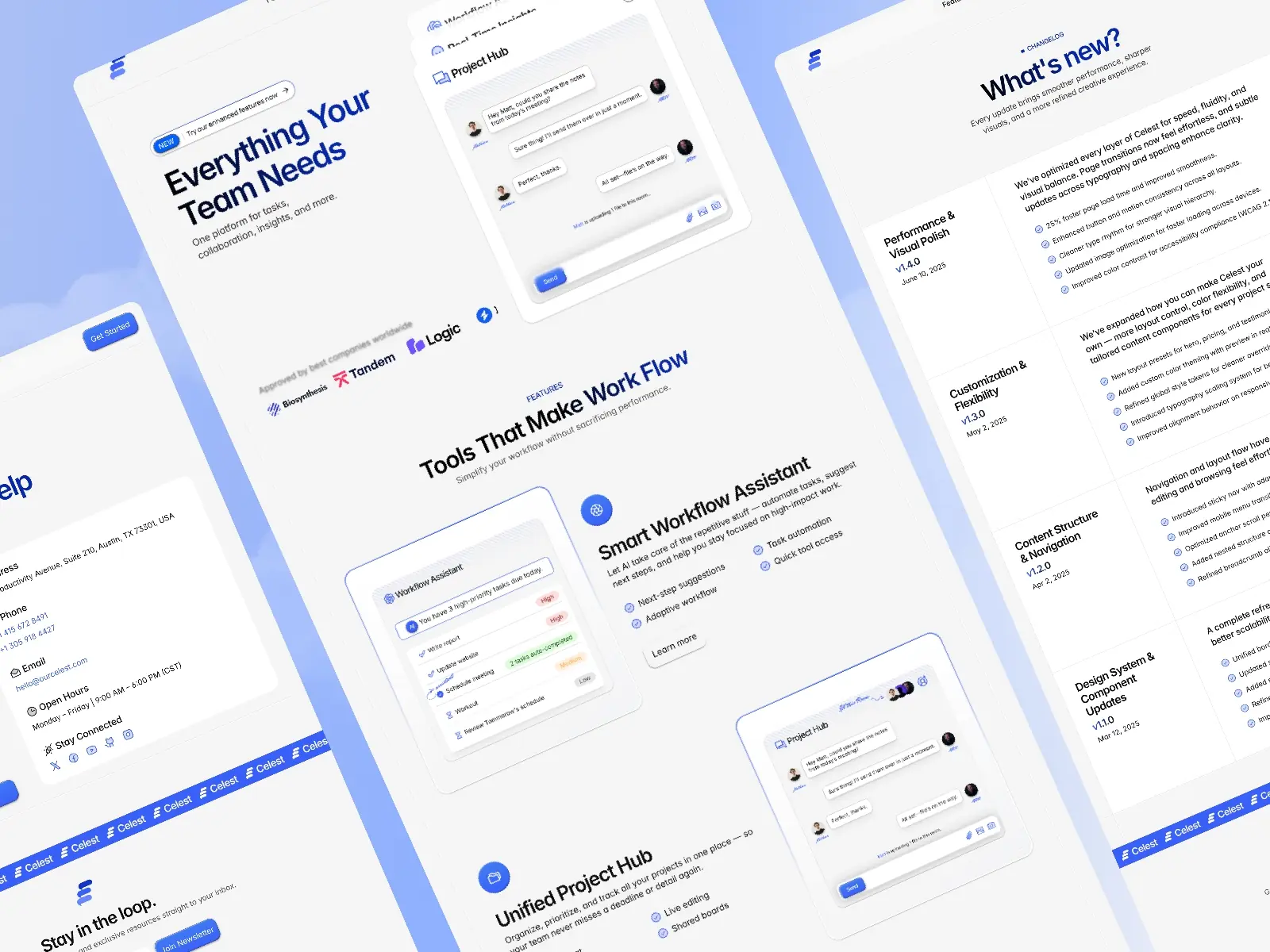 Celest — Modern Saas Website Template