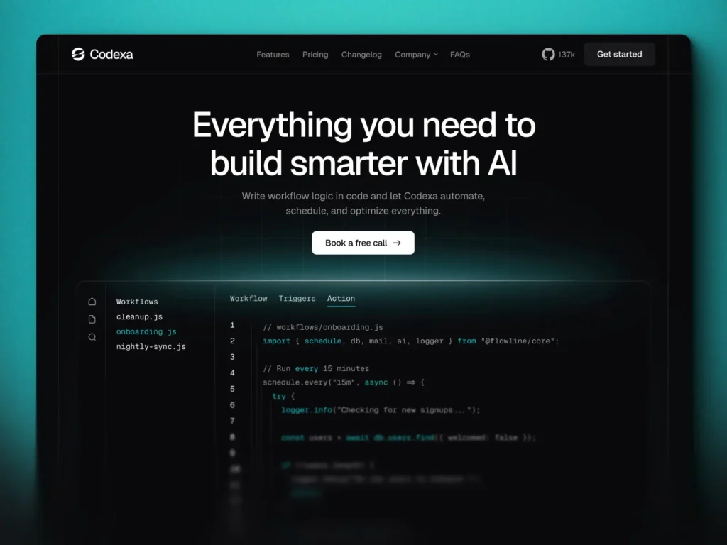 Codexa — Premium AI SaaS Developer Template - Framer Templates Marketplace