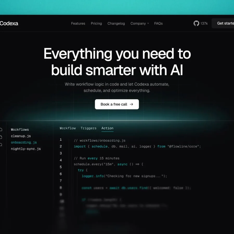 Codexa — Premium AI SaaS Developer Template — Kadir Calik Framer Template