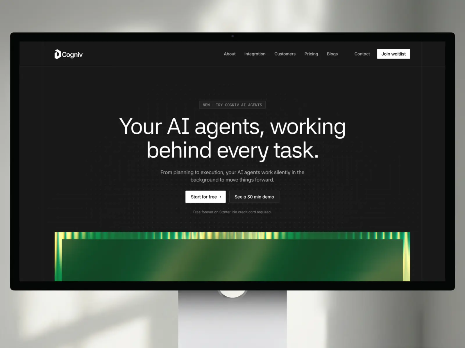 Cogniv — AI Agent & Automation Template — Vinayak Thakur Framer Template