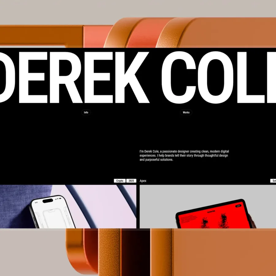 Cole — Minimal Portfolio Template — Muhammed Irshad Framer Template