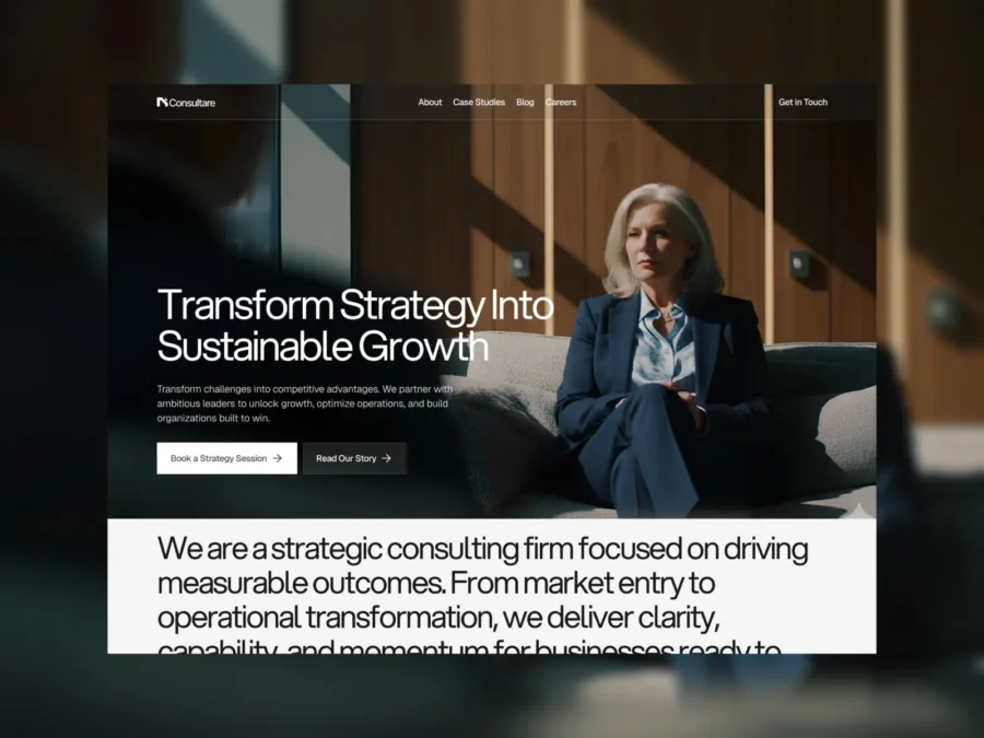Consultare — Consulting & Business Template — Vinayak Thakur Framer Template