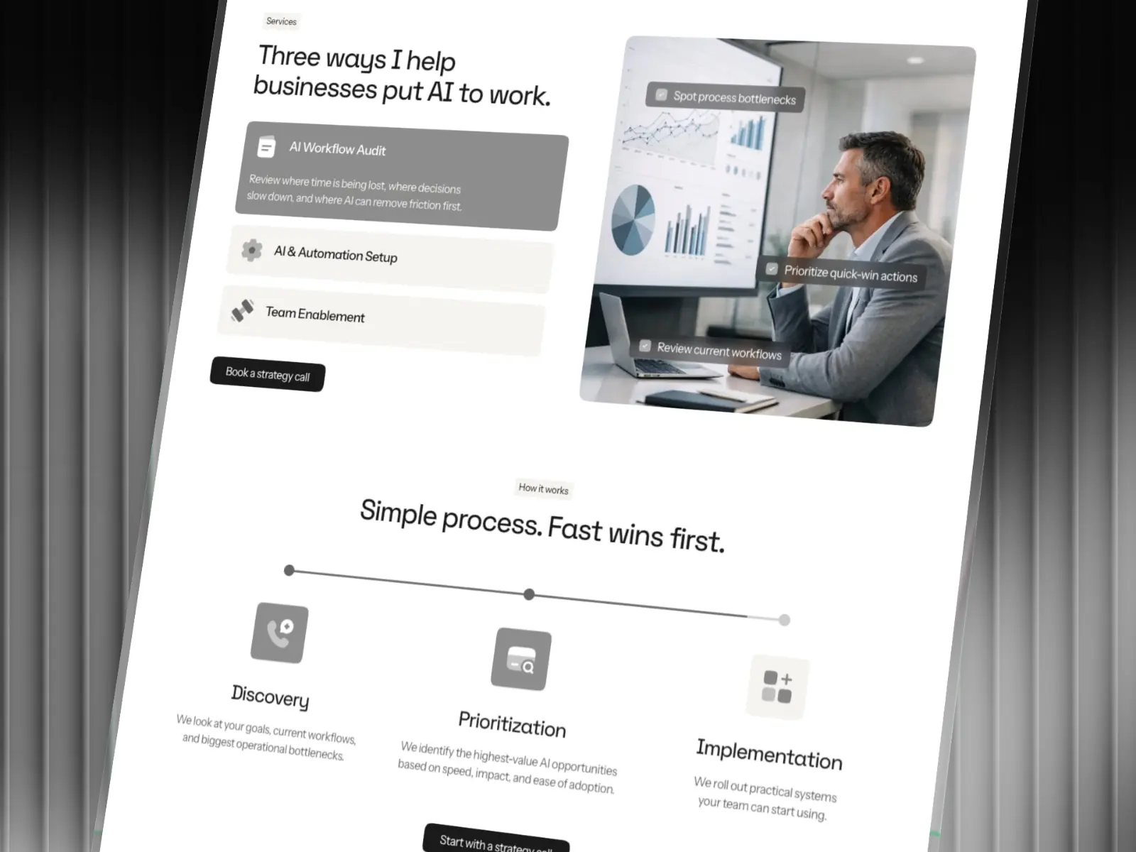 Consultia — Freelance AI Consultant Template