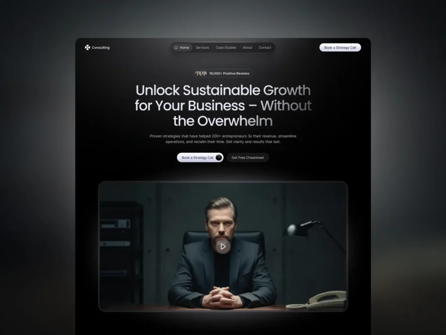 ConsultTitan — Professional consulting website — Nadimul Islam Framer Template