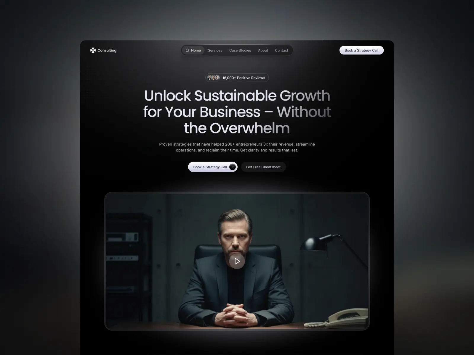 ConsultTitan — Professional consulting website — Nadimul Islam Framer Template