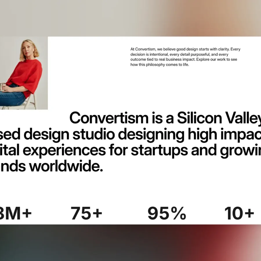 Convertism® — Premium studio website template — Aamir Saifi Framer Template