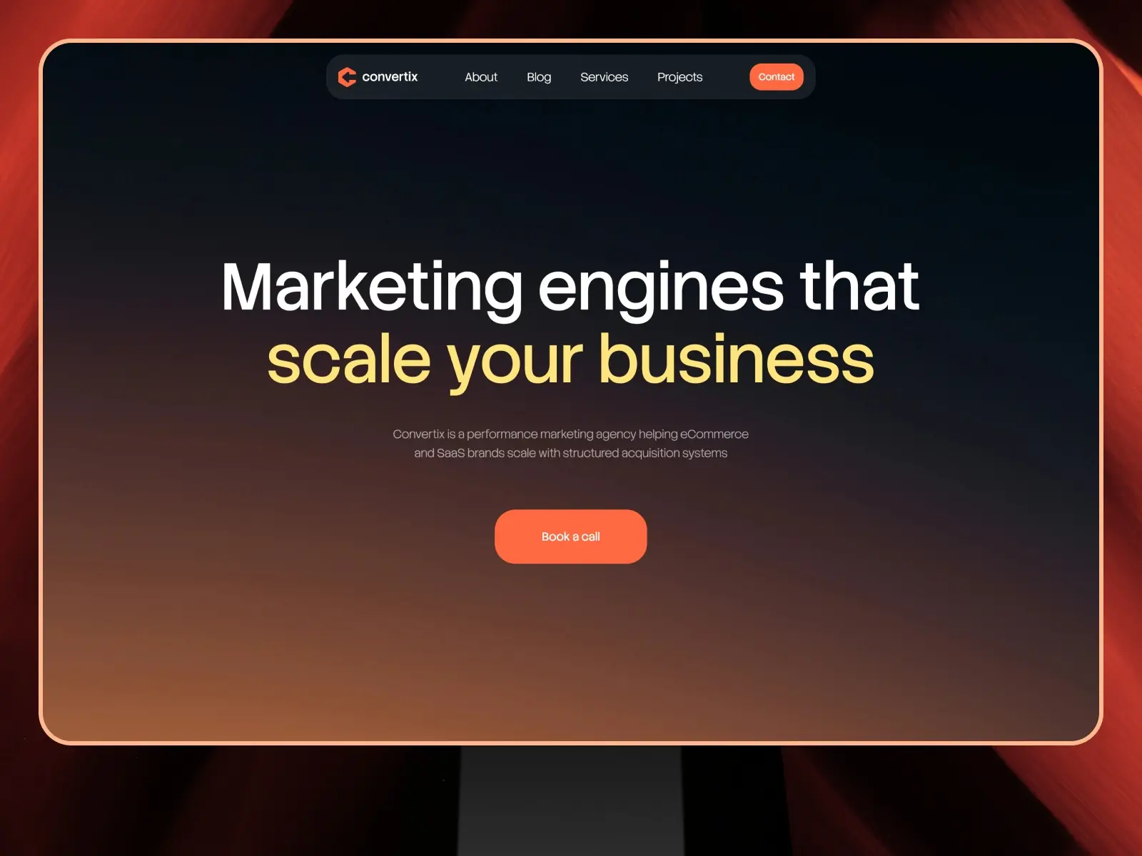 Convertix — Marketing Agency & Digital Agency — Daniil Verlan Framer Template