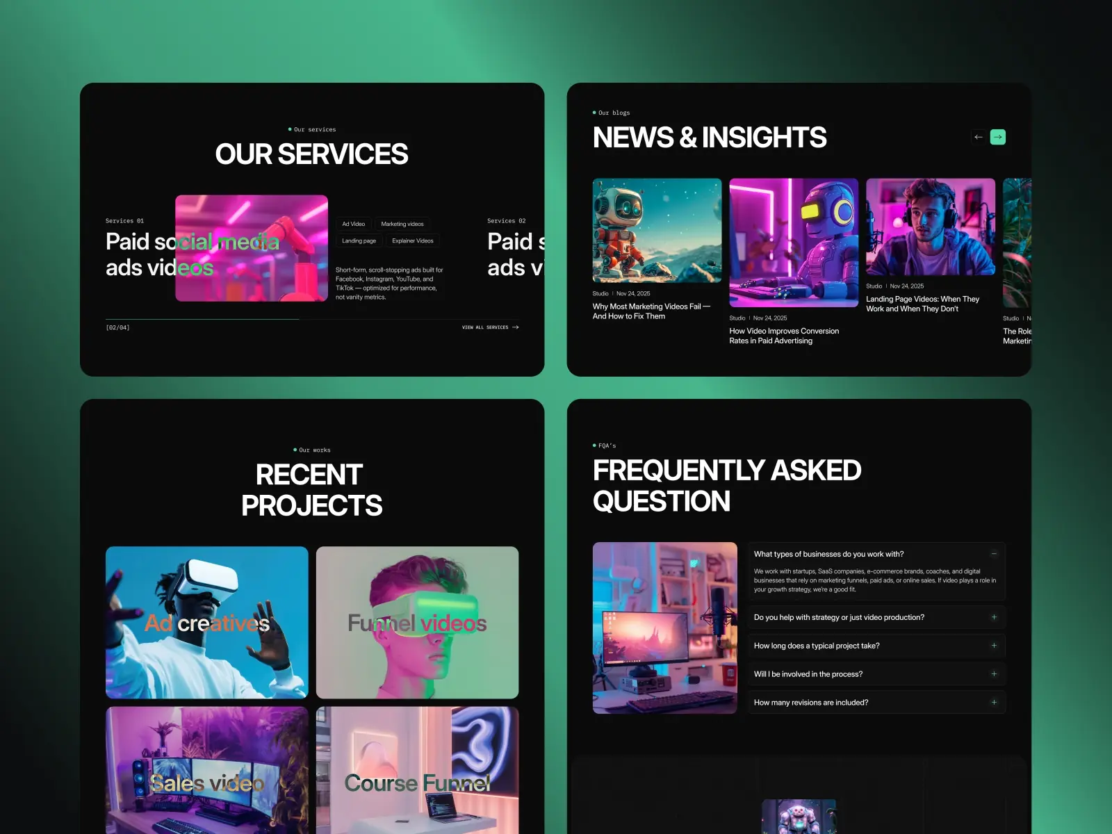 Converto — Ad & Marketing Video Agency Site