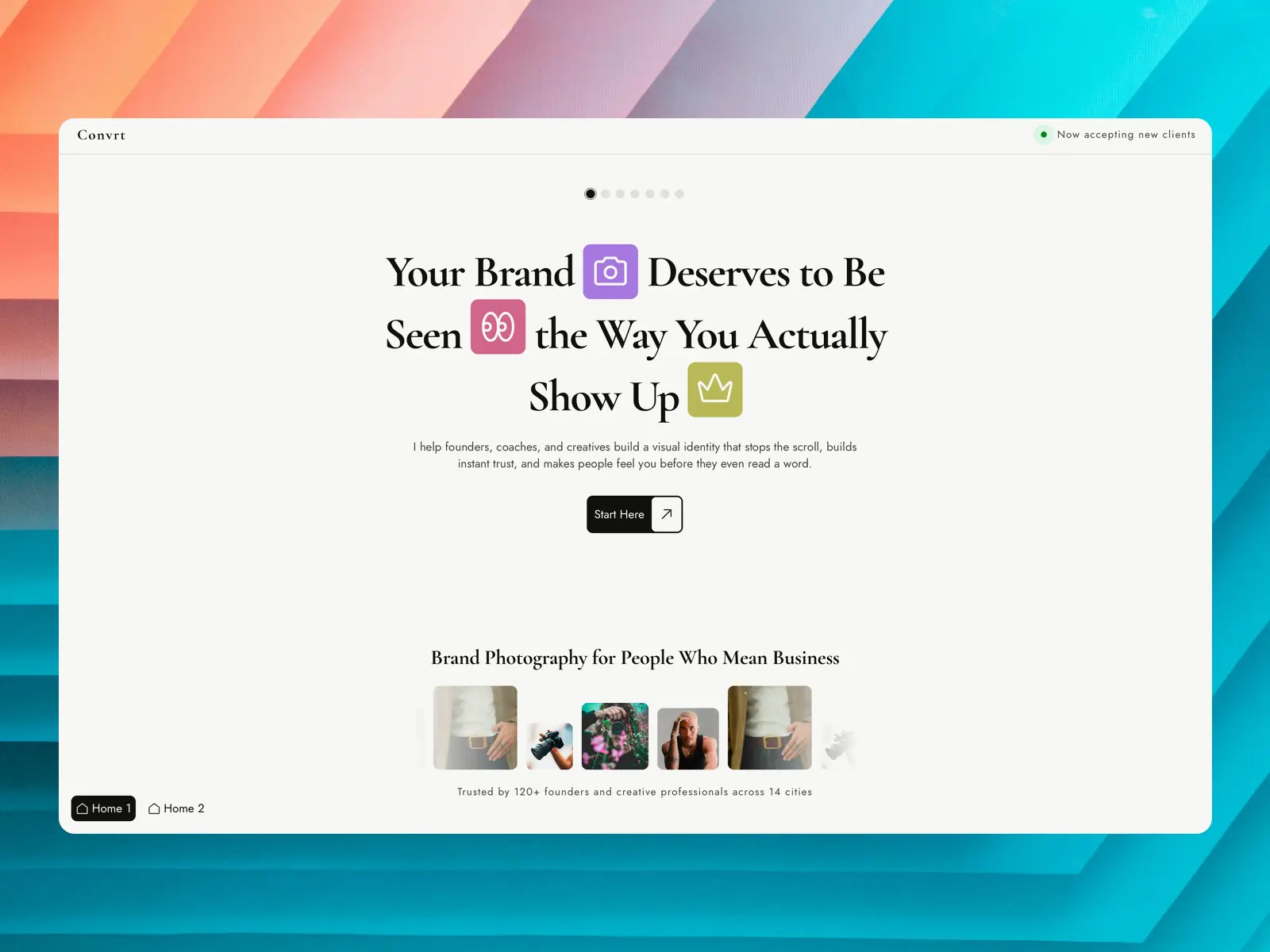 Convrt — Sales funnel template — Blessing Adewale Framer Template