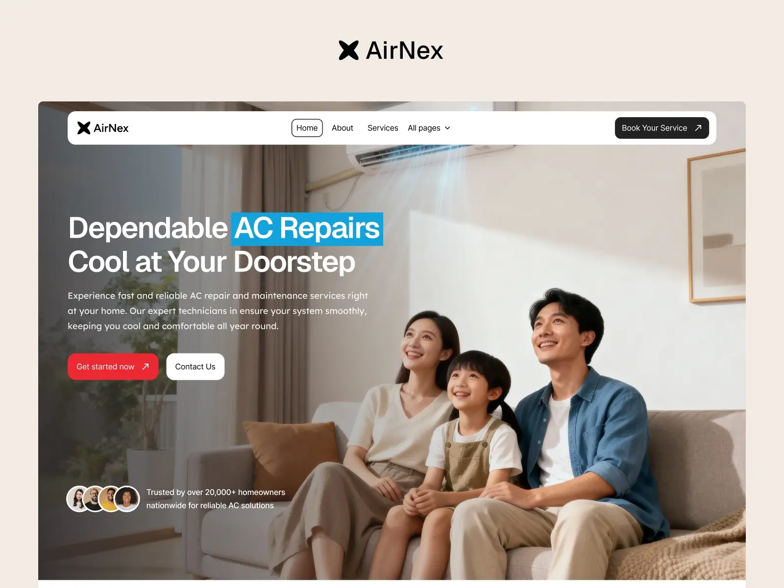 Coolix — Free AC Maintenance Template