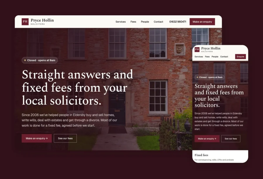 Counsel Solicitors — Yehor Vermiyenko Framer Template