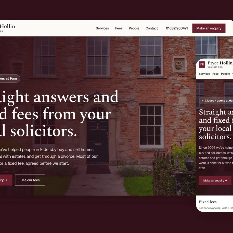 Counsel Solicitors — Yehor Vermiyenko Framer Template