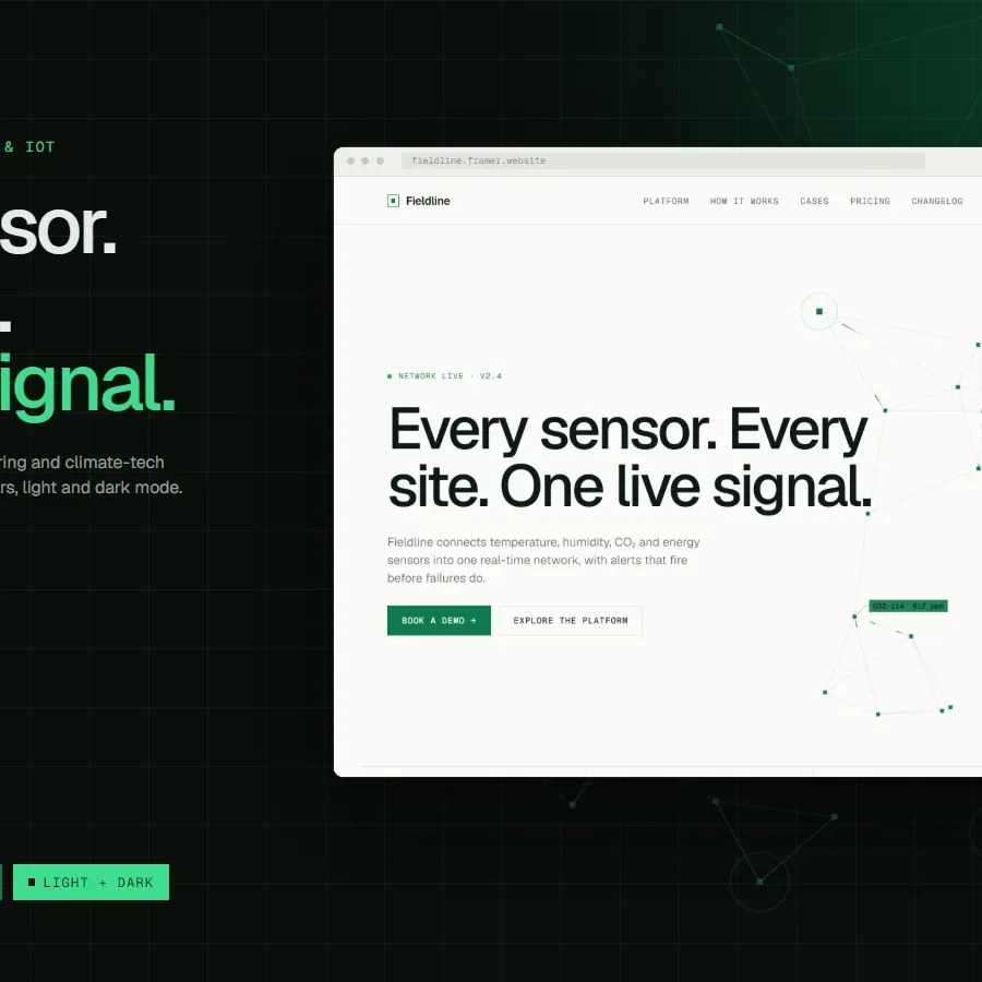 Fieldline — Ricardo Kruger Framer Template