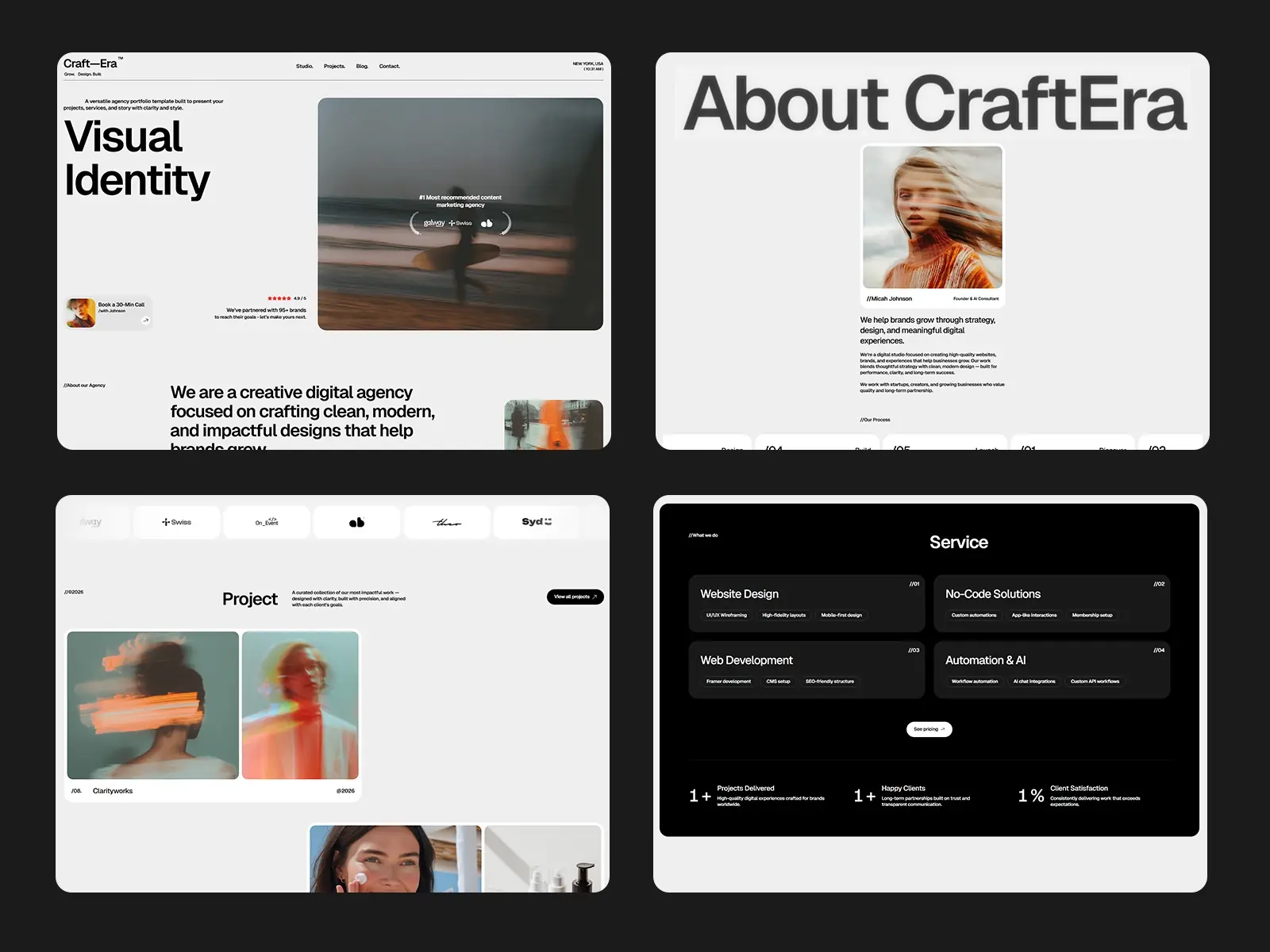 CraftEra — Creative Agency & Portfolo Agency