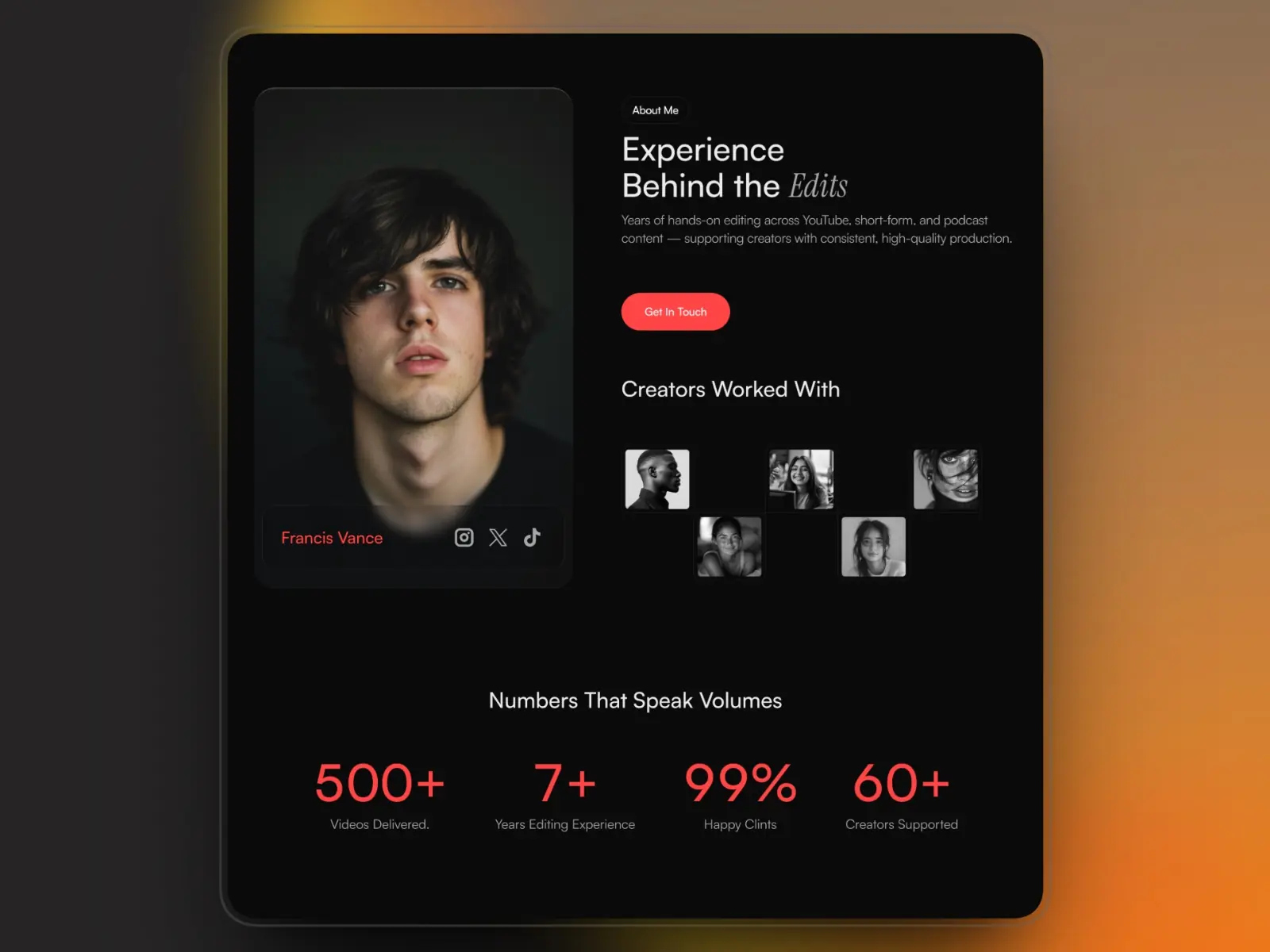 CreatorCut — Video Editing Portfolio