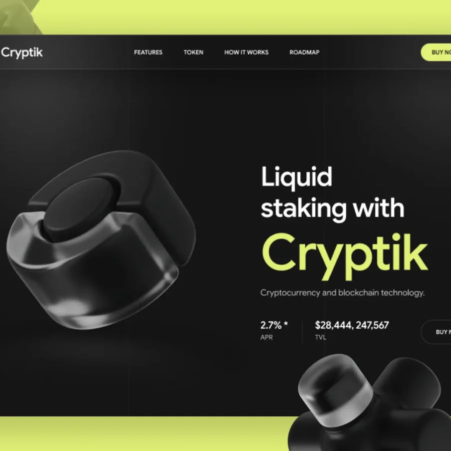 Cryptik — Blockchain & Web3 Framer Template — Template Munk Framer Template