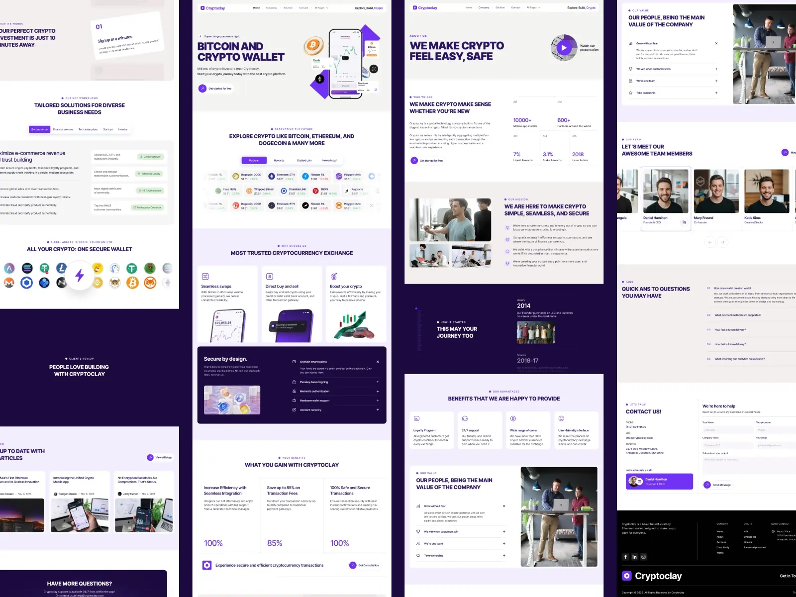 Cryptoclay — Crypto, Cryptocurrency & Web3 Site