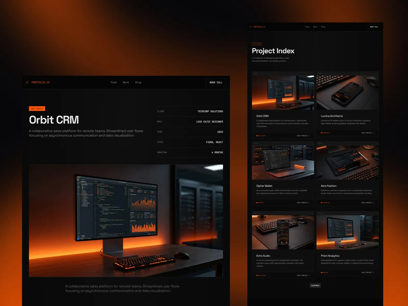 Darx — Free Portfolio Website Template