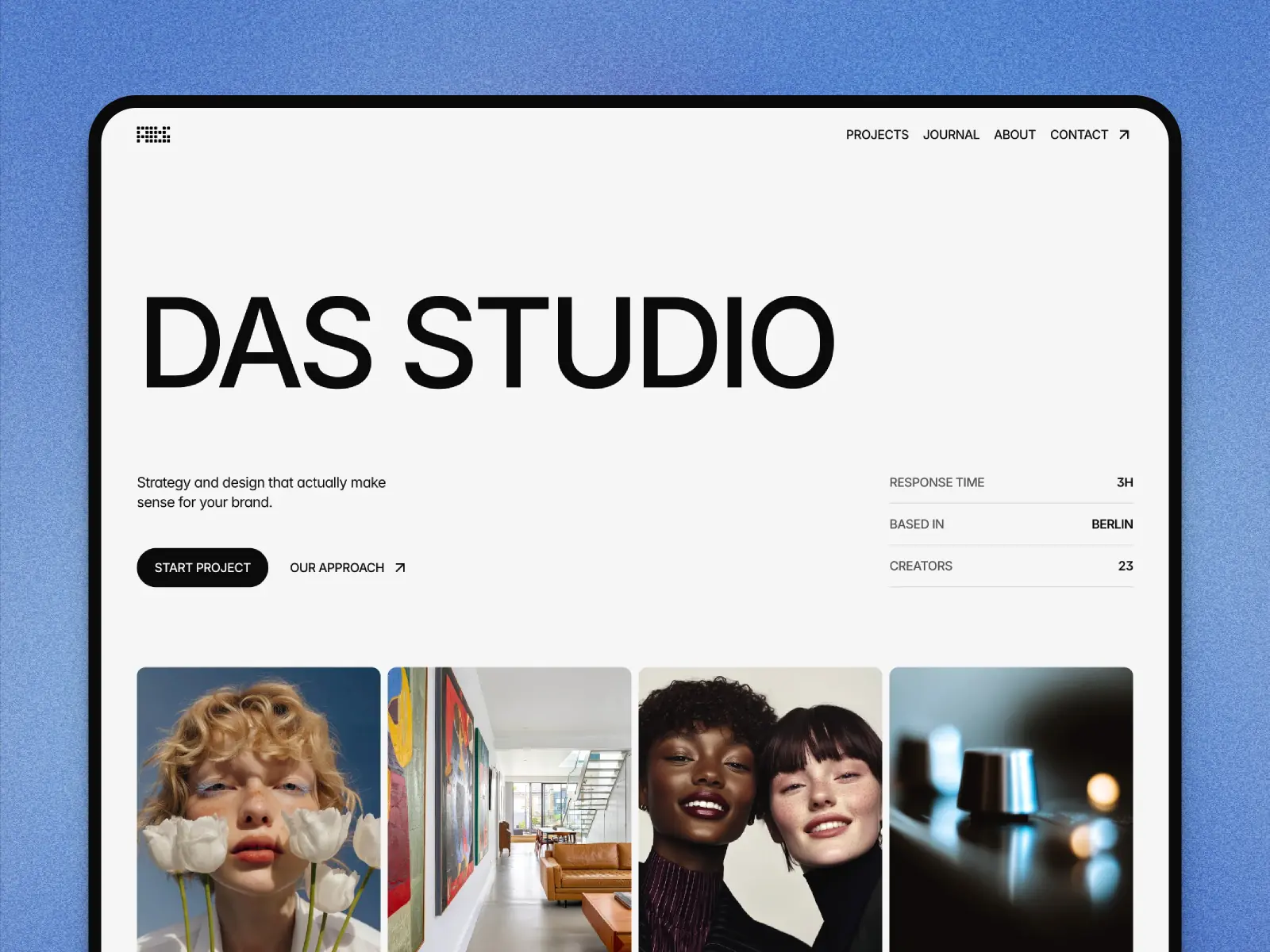 Das Studio — Professional Agency Template — Ava Thiery Framer Template
