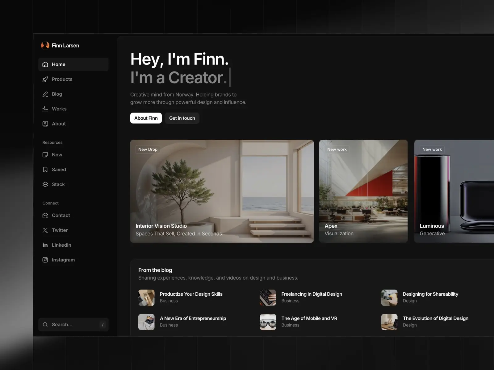Dashfolio N2 — The flagship portfolio system. — Cédric Framer Template