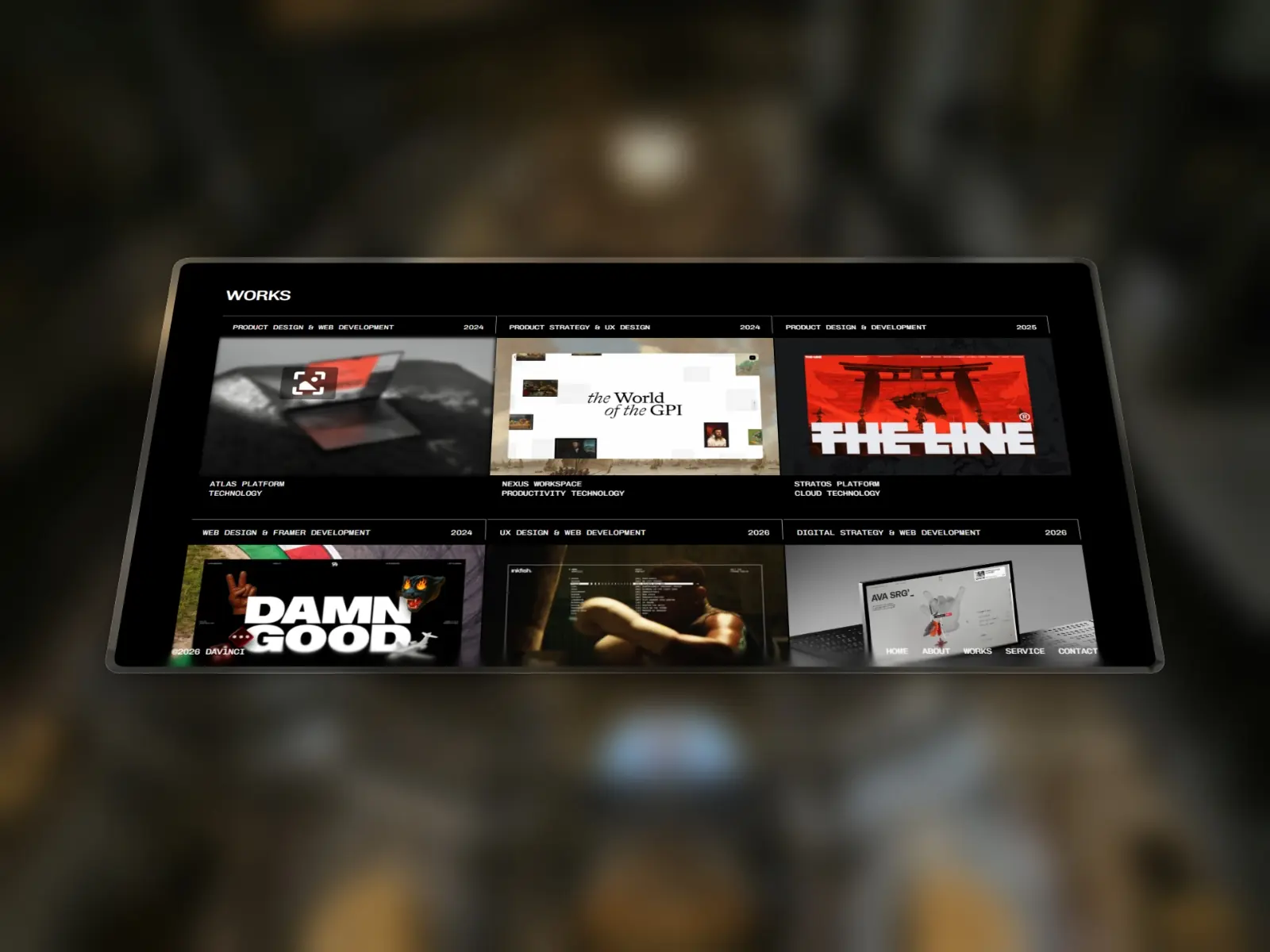 DaV1nci — Portfolio, Digital Studio Template