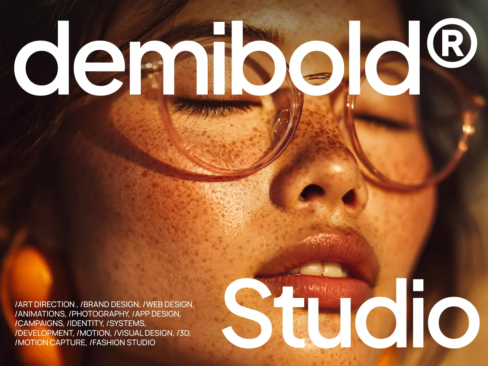 Demibold — Premium Design Studio Template — Covenant Framer Template