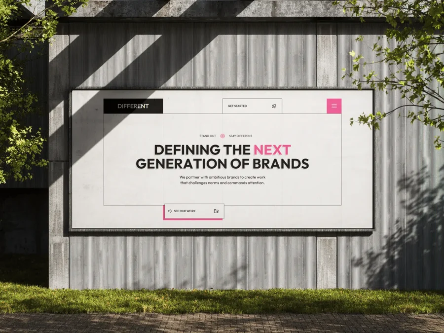 Different — Design Studio & Creative Agency — Elements Library Framer Template